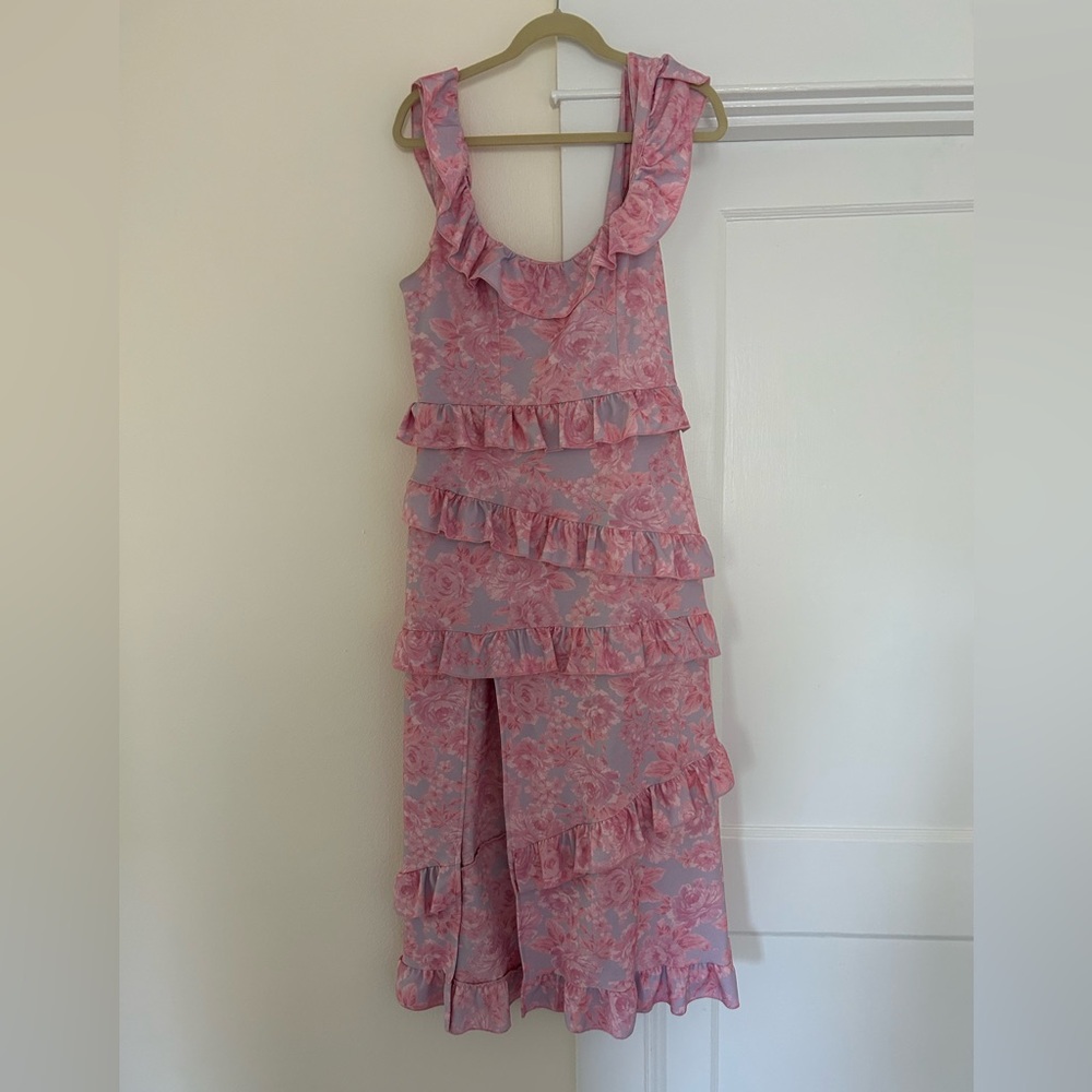 Show Me Your Mumu - Greta Dress - Blushing Floral Stretch - XL - WORN ONCE